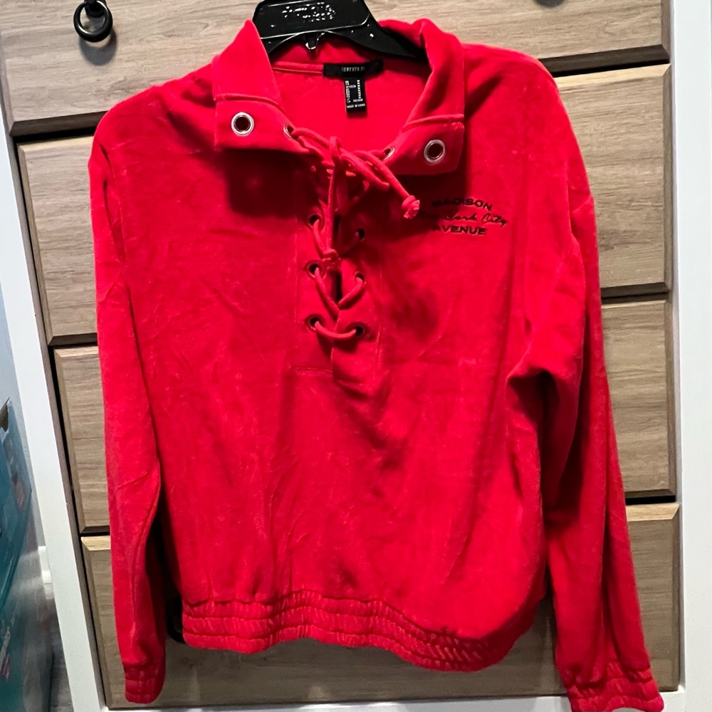 Velvet Sweatshirt
